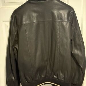 Men's Black Leather Jacket